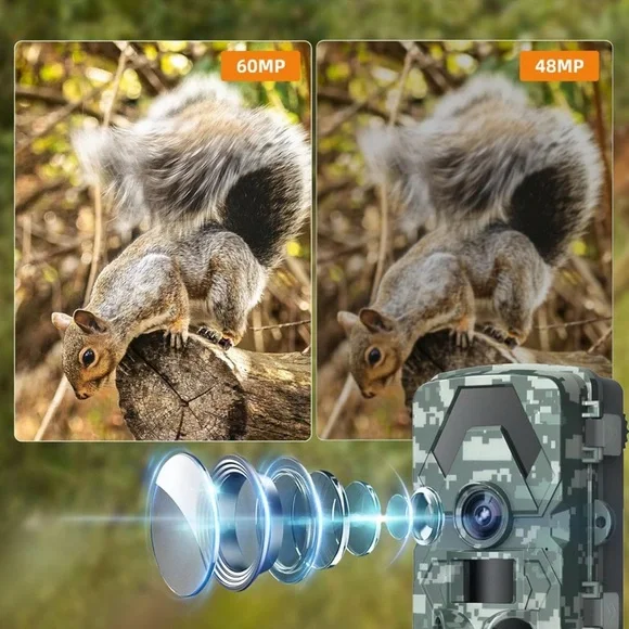5K Ultra HD Camouflage Trail Camera